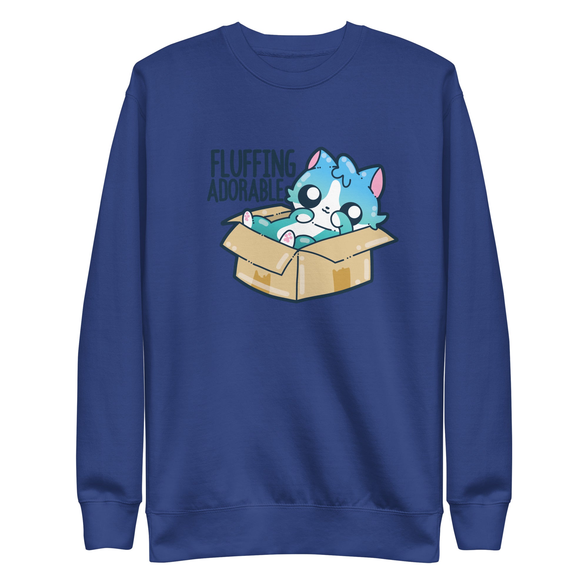 FLUFFING ADORABLE - Sweatshirt - ChubbleGumLLC