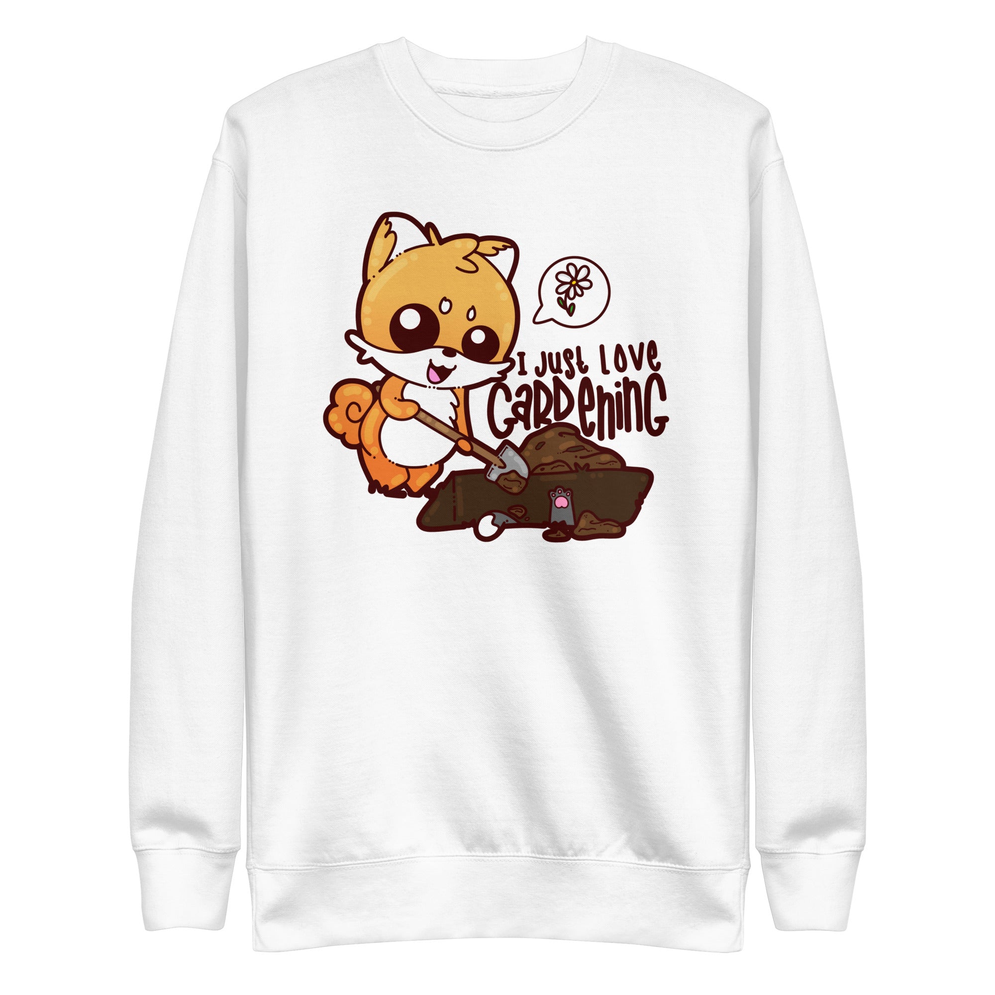 I JUST LOVE GARDENING - Sweatshirt - ChubbleGumLLC