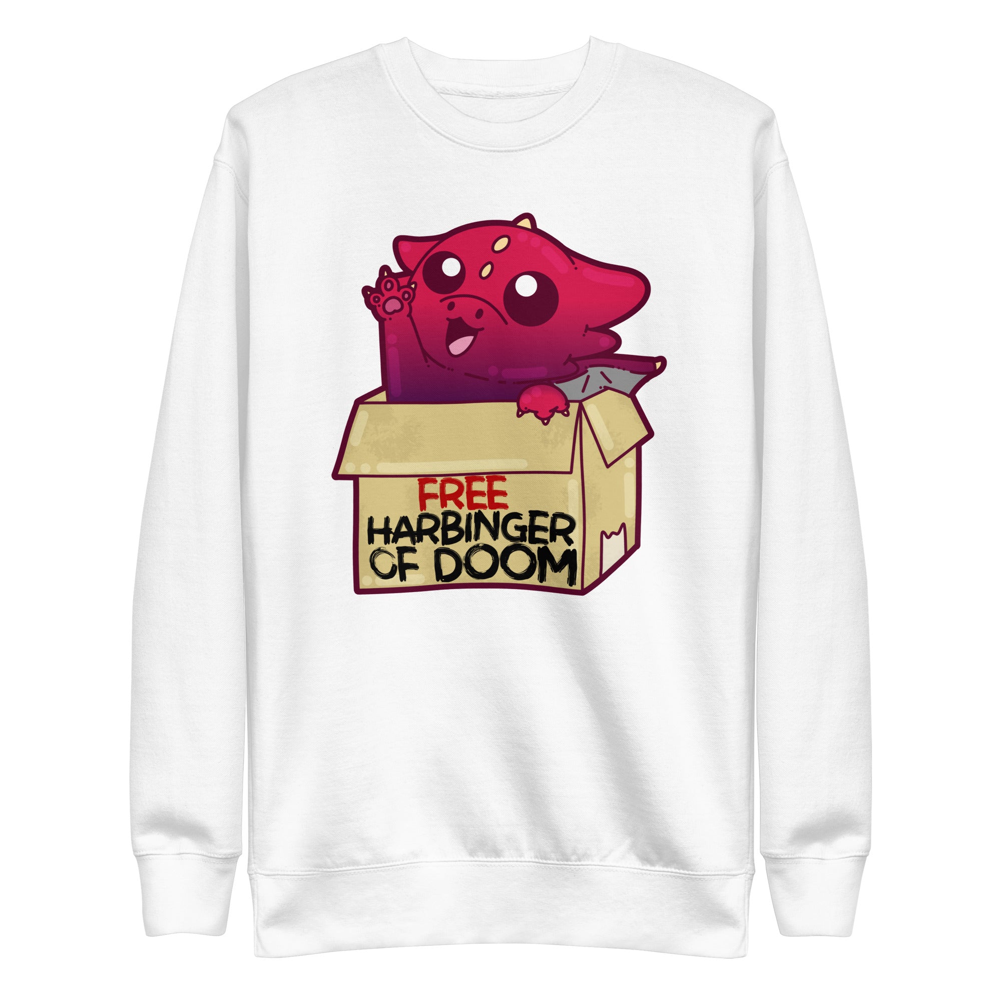 FREE HARBINGER OF DOOM - Sweatshirt - ChubbleGumLLC