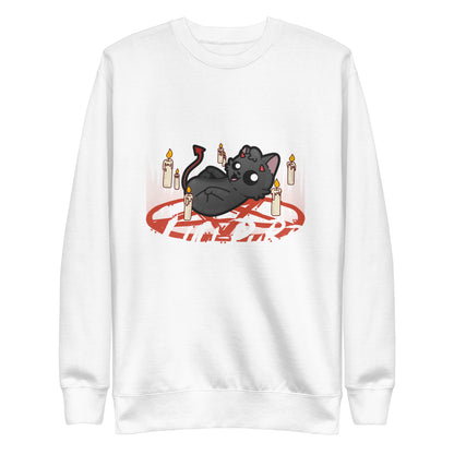 ALL HAIL LUCIPURR - Sweatshirt - ChubbleGumLLC