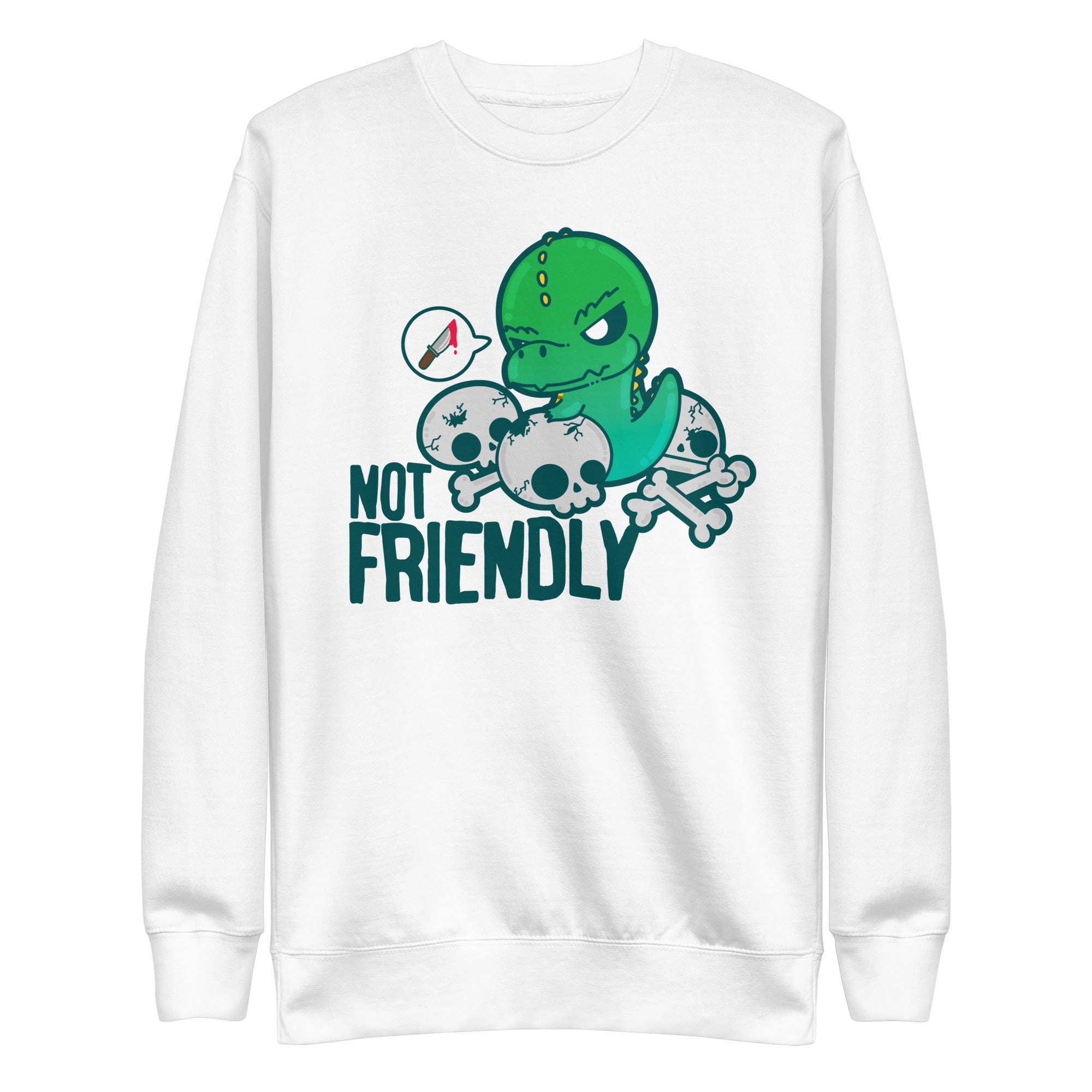 NOT FRIENDLY - Sweatshirt - ChubbleGumLLC