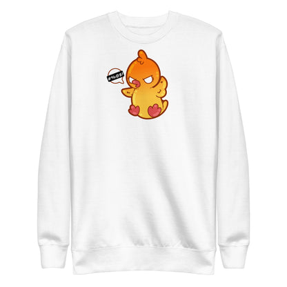 DUCK STUPID AUTOCORRECT - Modded Sweatshirt - ChubbleGumLLC