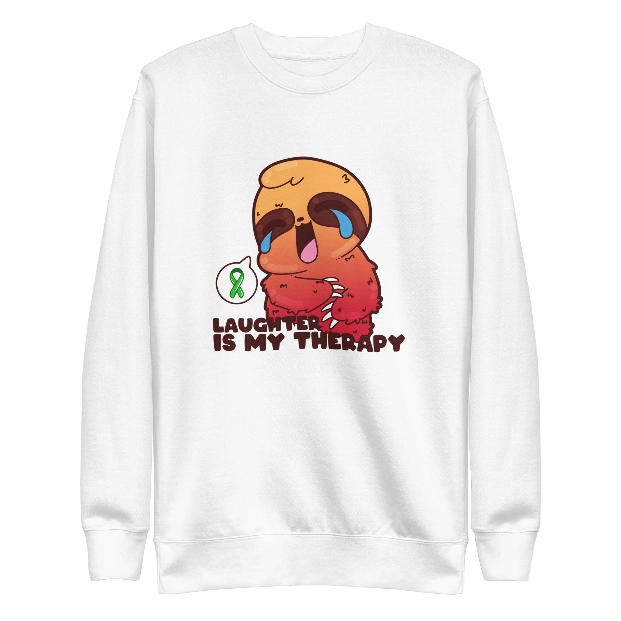 LAUGHTER IS MY THERAPY - Sweatshirt - ChubbleGumLLC