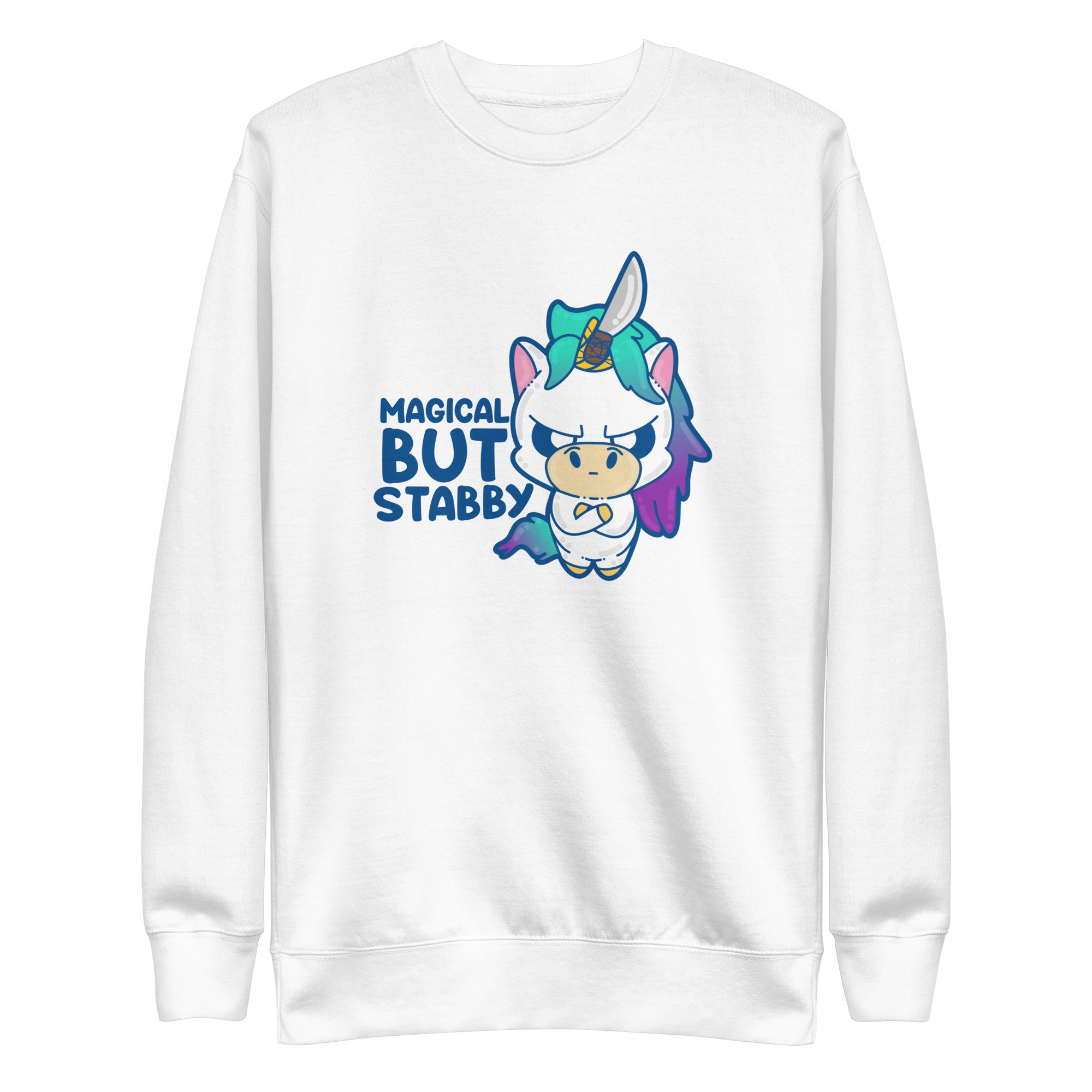 MAGICAL BUT STABBY - Sweatshirt - ChubbleGumLLC