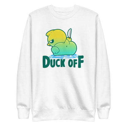 DUCK OFF - Sweatshirt - ChubbleGumLLC