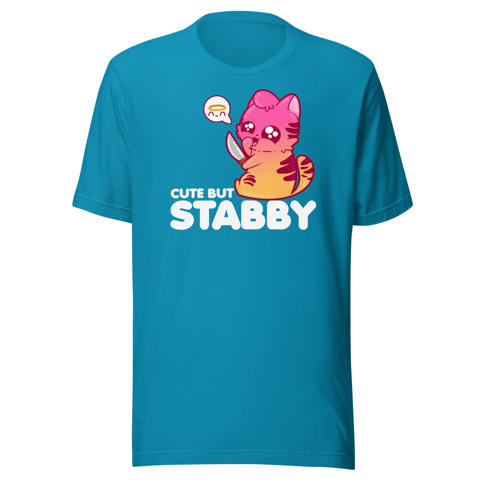 CUTE BUT STABBY - Mooded Tee - ChubbleGumLLC