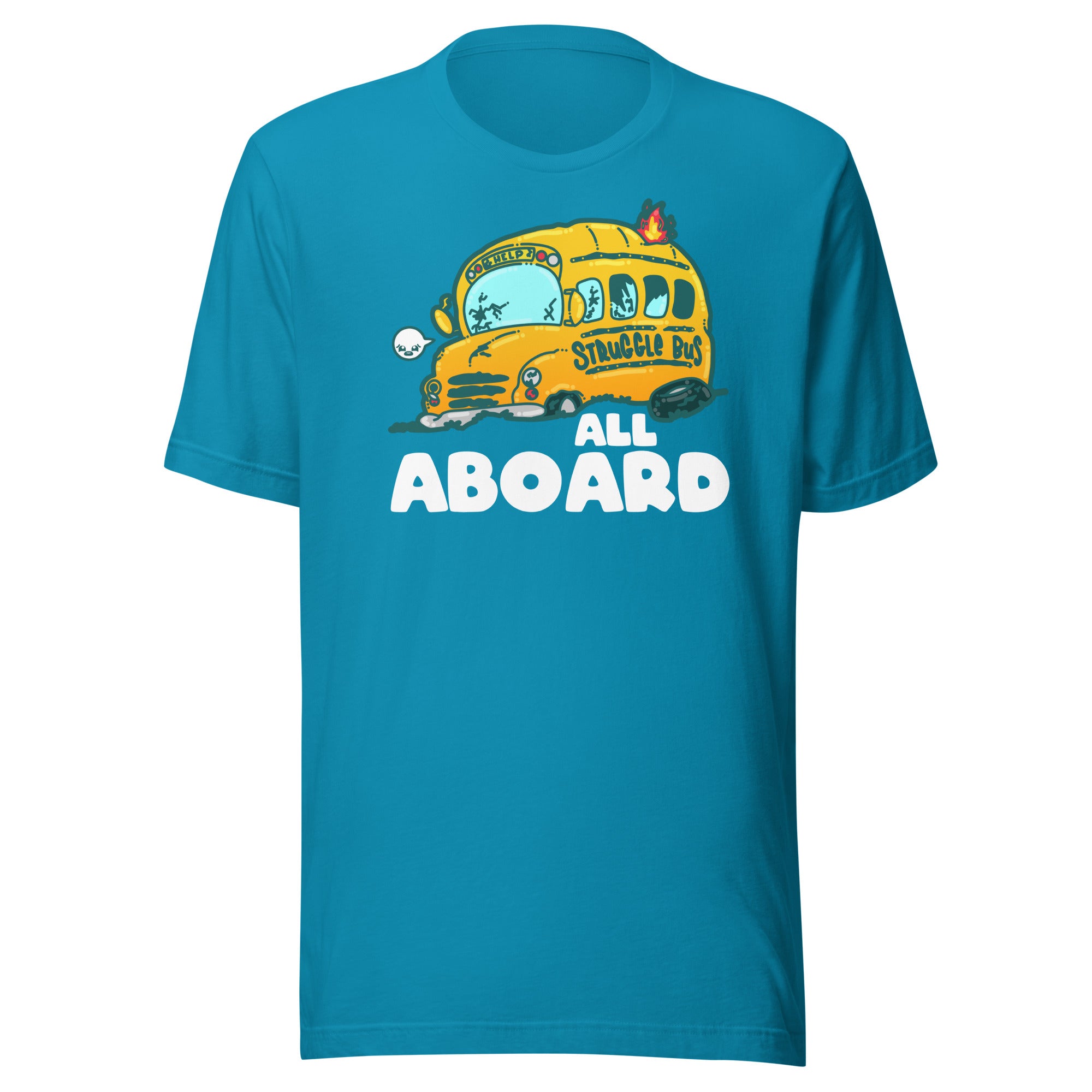 ALL ABOARD THE STRUGGLE BUS - Modded Tee - ChubbleGumLLC