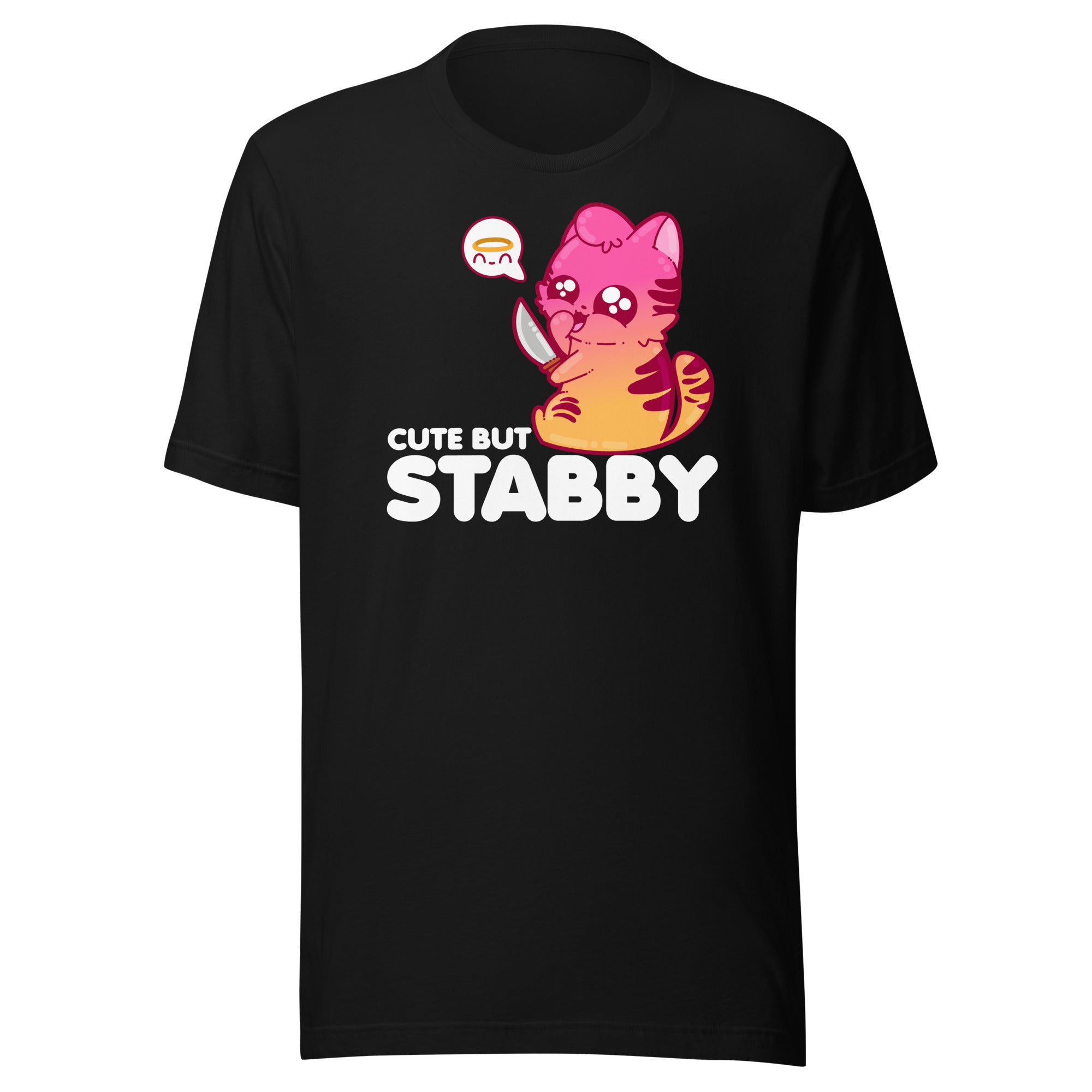 CUTE BUT STABBY - Mooded Tee - ChubbleGumLLC