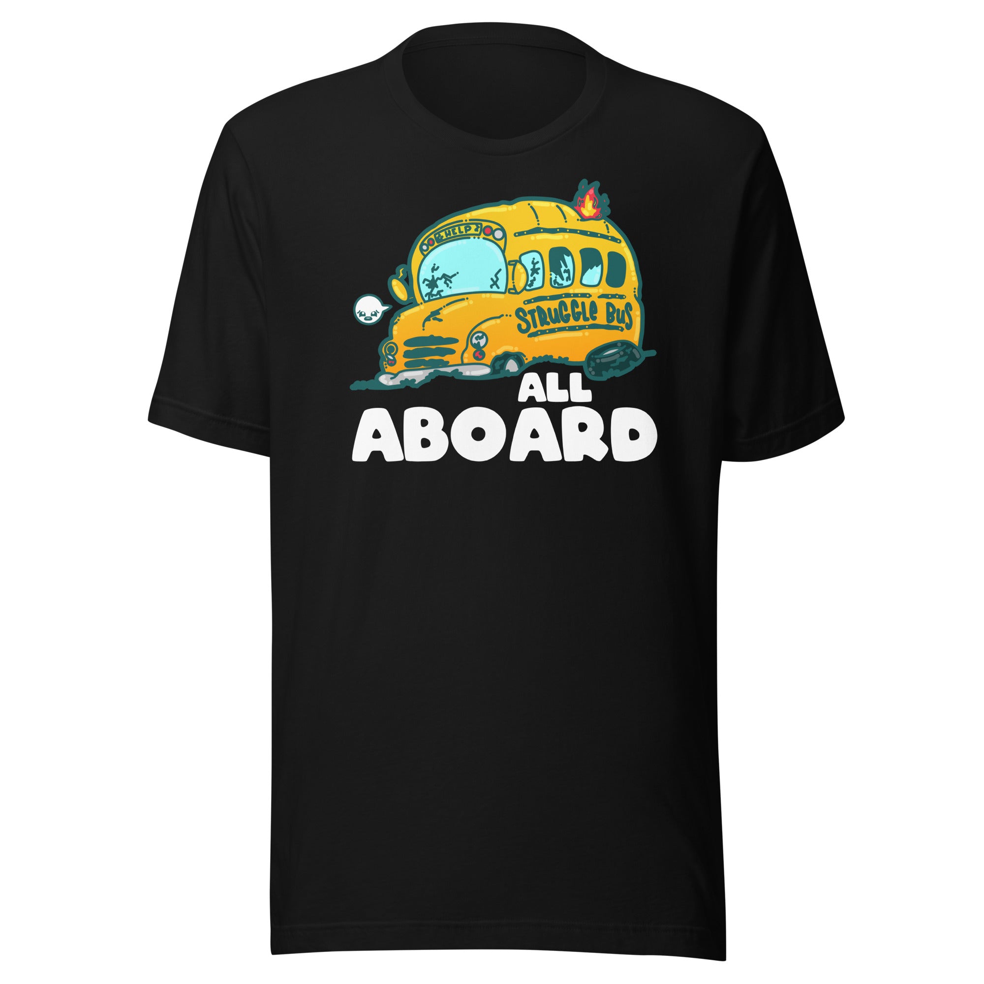 ALL ABOARD THE STRUGGLE BUS - Modded Tee - ChubbleGumLLC