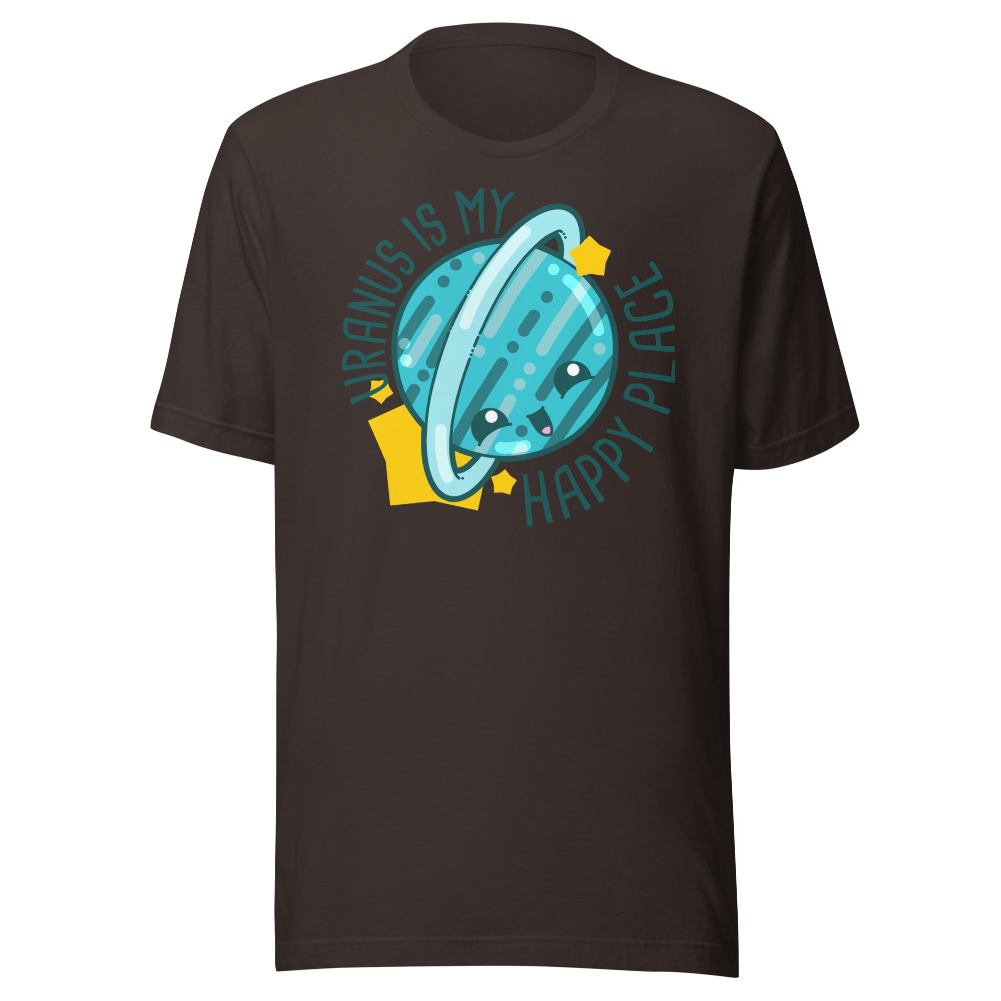 URANUS IS MY HAPPY PLACE - Tee - ChubbleGumLLC