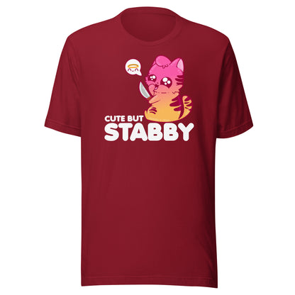 CUTE BUT STABBY - Mooded Tee - ChubbleGumLLC