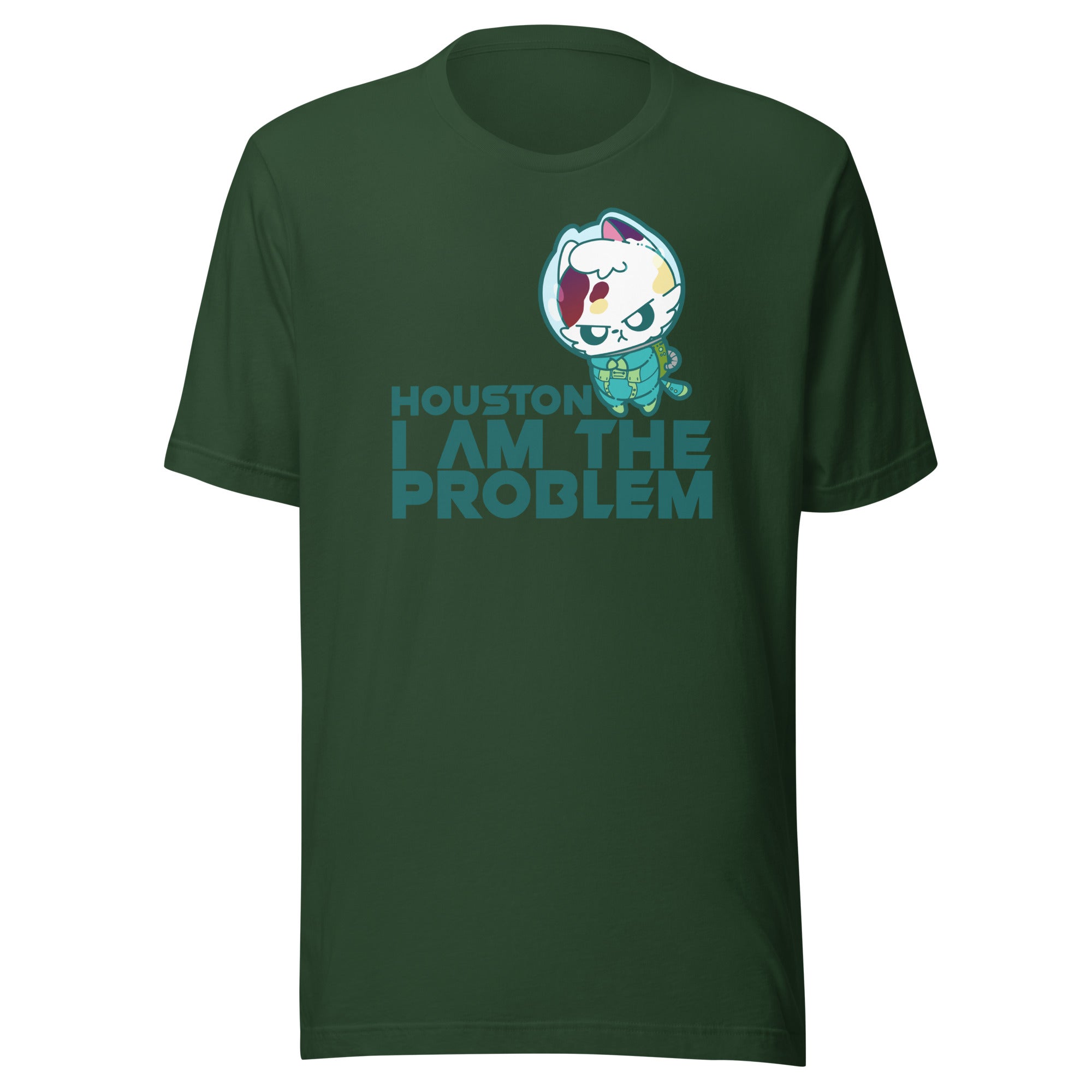 HOUSTON I AM THE PROBLEM - Tee - ChubbleGumLLC