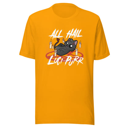 ALL HAIL LUCIPURR - Tee - ChubbleGumLLC