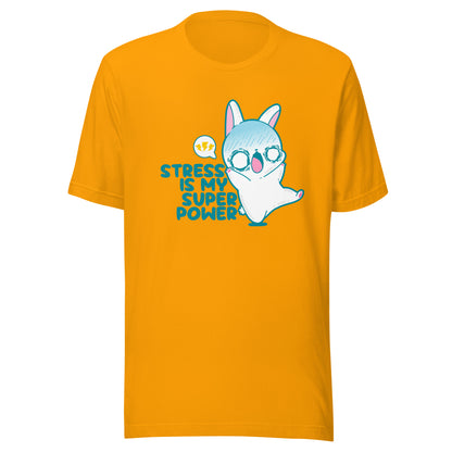 STRESS IS MY SUPERPOWER - Tee - ChubbleGumLLC