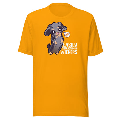 EASILY DISTRACTED BY WEINERS - Modded Tee - ChubbleGumLLC