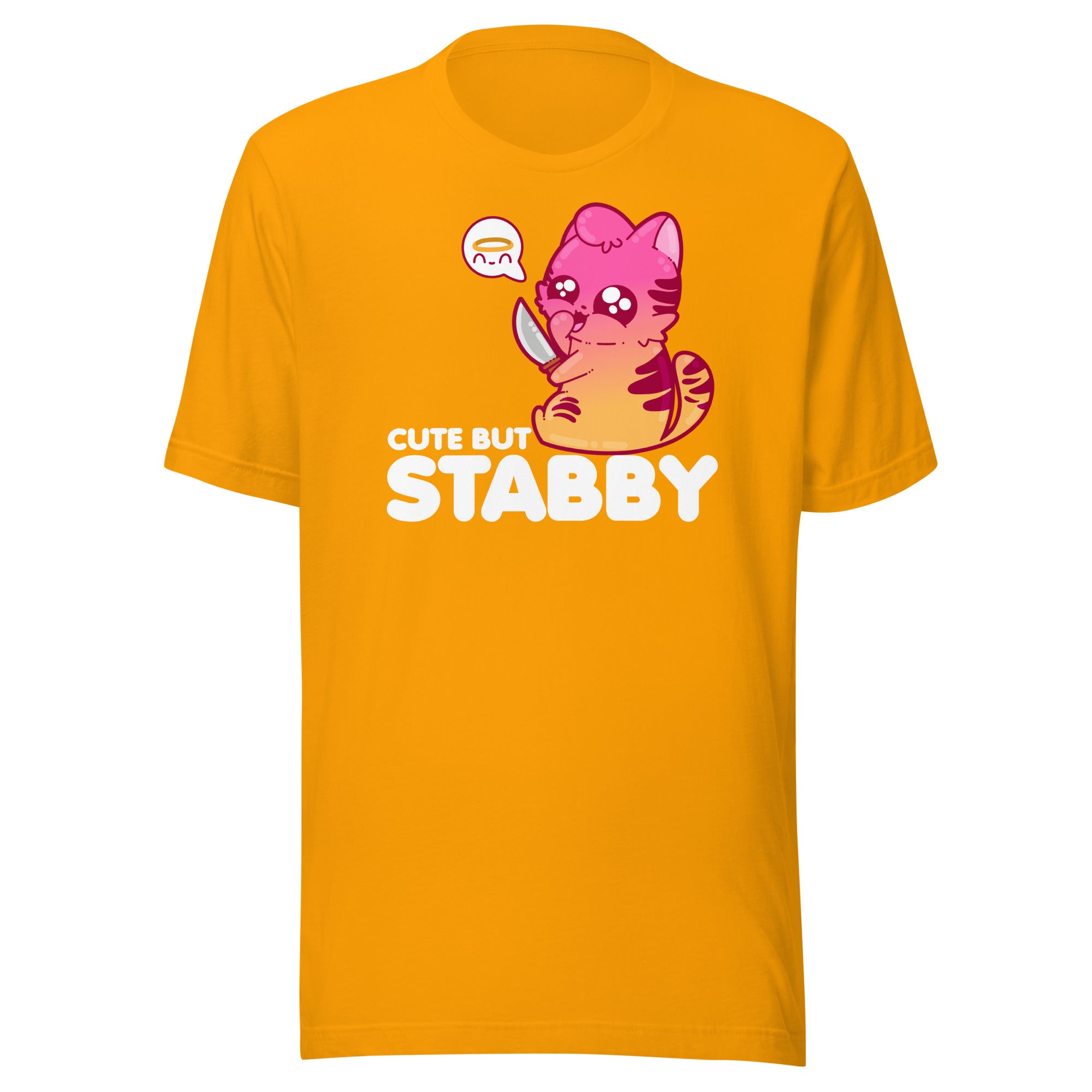 CUTE BUT STABBY - Mooded Tee - ChubbleGumLLC