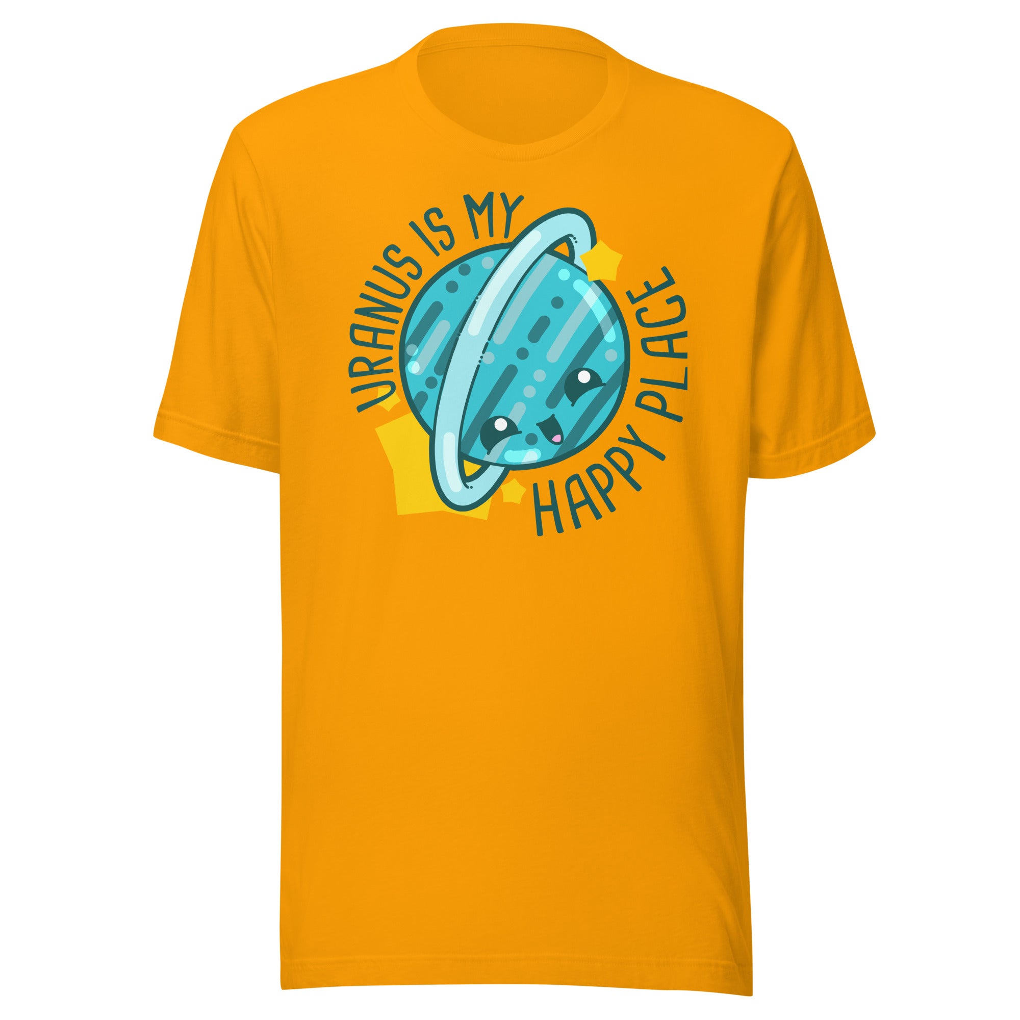 URANUS IS MY HAPPY PLACE - Tee - ChubbleGumLLC