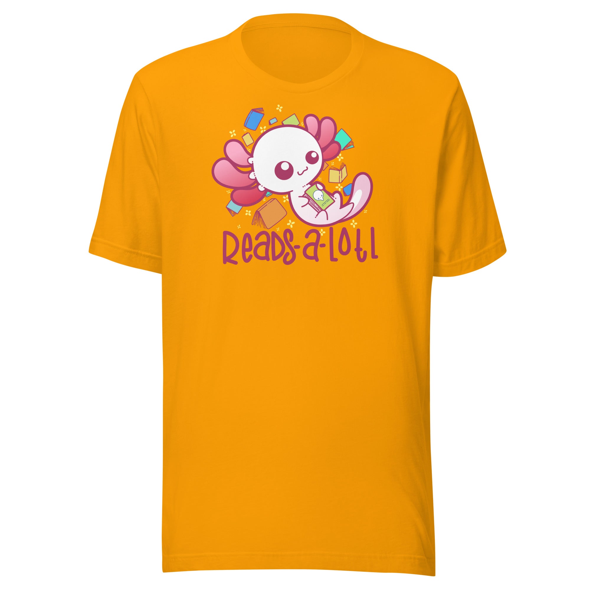 READS A LOTL - Tee - ChubbleGumLLC