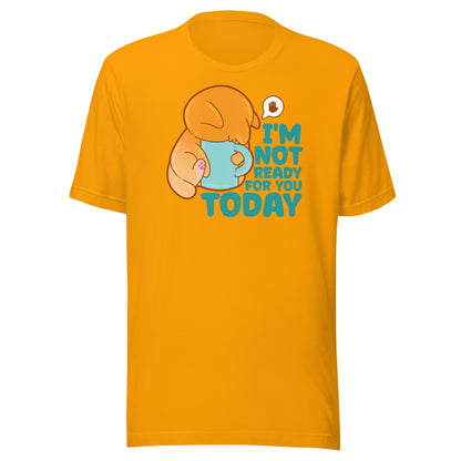 IM NOT READY FOR YOU TODAY - Tee - ChubbleGumLLC