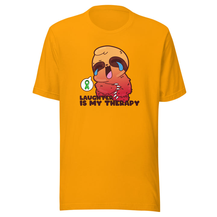 LAUGHTER IS MY THERAPY - Tee - ChubbleGumLLC