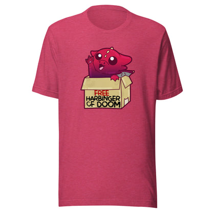 FREE HARBINGER OF DOOM - Tee - ChubbleGumLLC