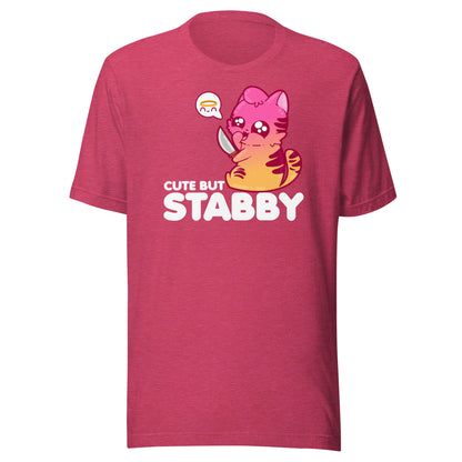 CUTE BUT STABBY - Mooded Tee - ChubbleGumLLC