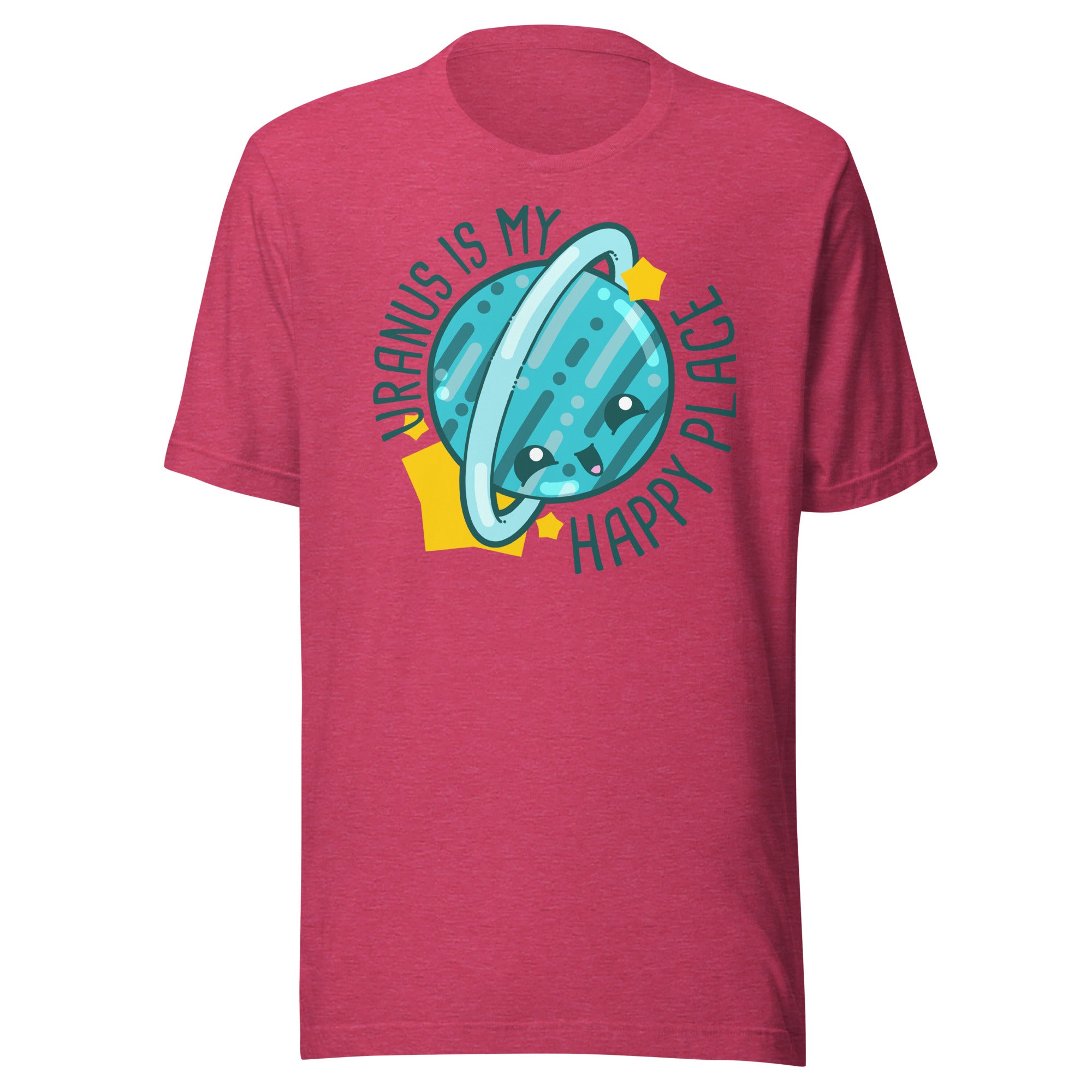 URANUS IS MY HAPPY PLACE - Tee - ChubbleGumLLC