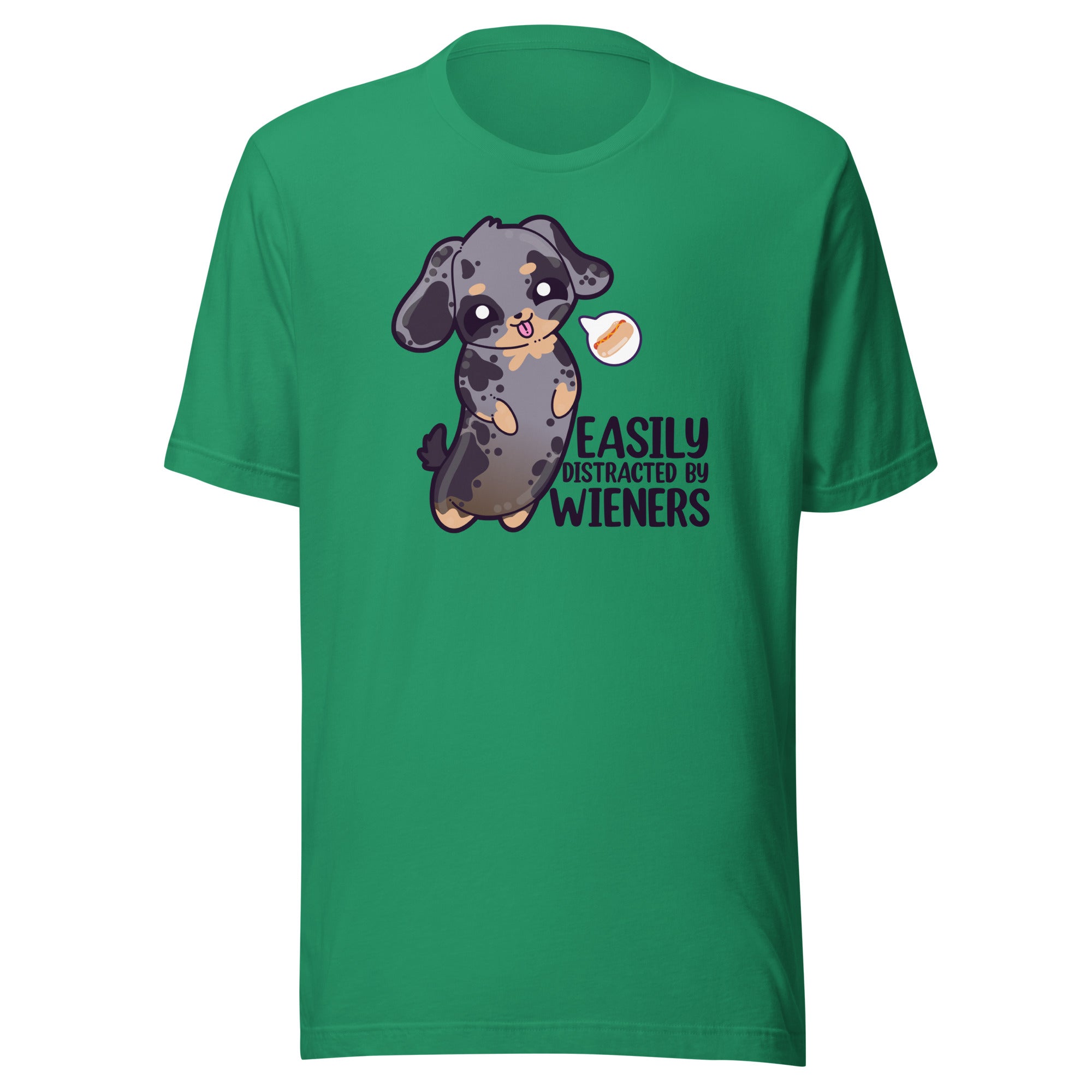 EASILY DISTRACTED BY WIENERS - Tee - ChubbleGumLLC