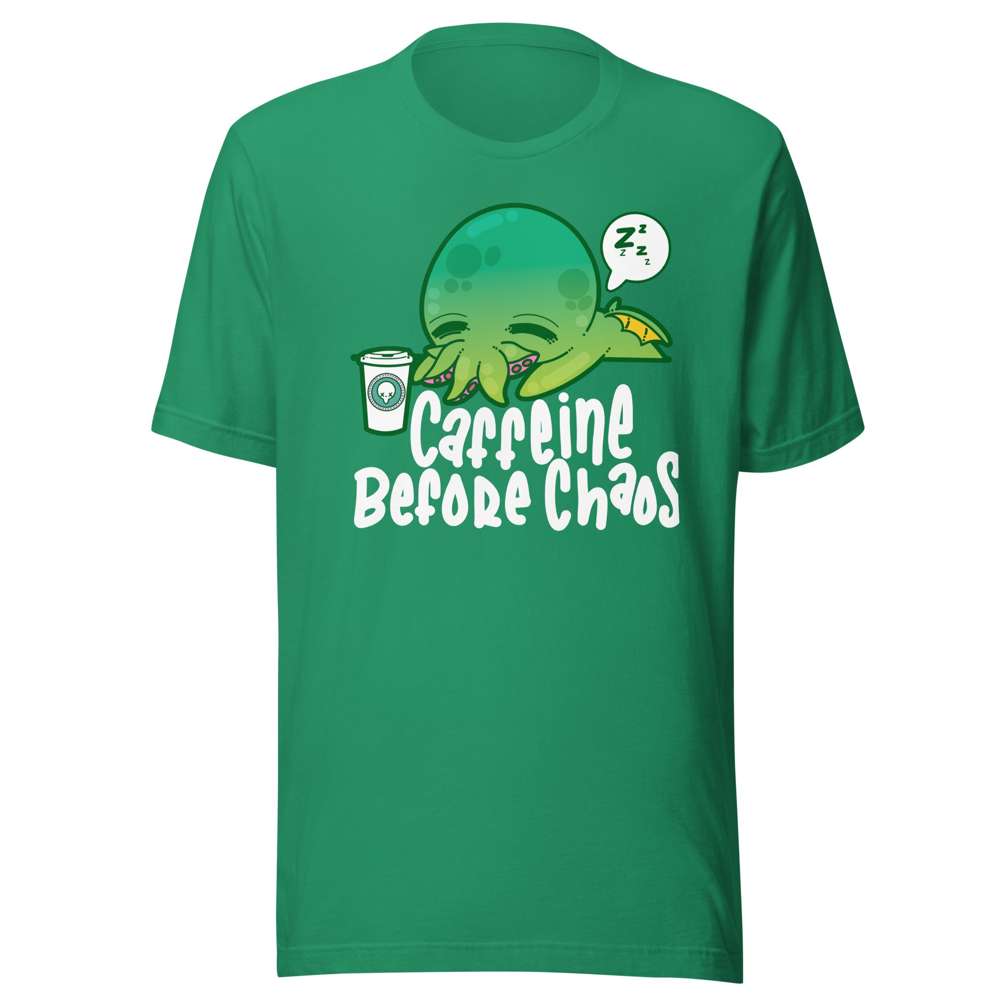 CAFFEINE BEFORE CHAOS - Modified Tee - ChubbleGumLLC