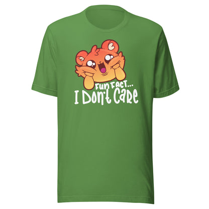 FUN FACT I DONT CARE - Tee - ChubbleGumLLC