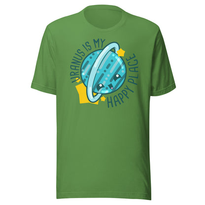 URANUS IS MY HAPPY PLACE - Tee - ChubbleGumLLC