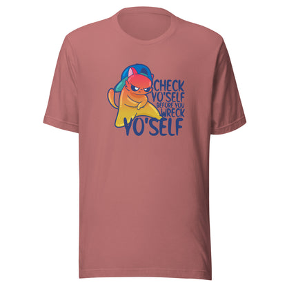 CHECK YOSELF - Tee - ChubbleGumLLC