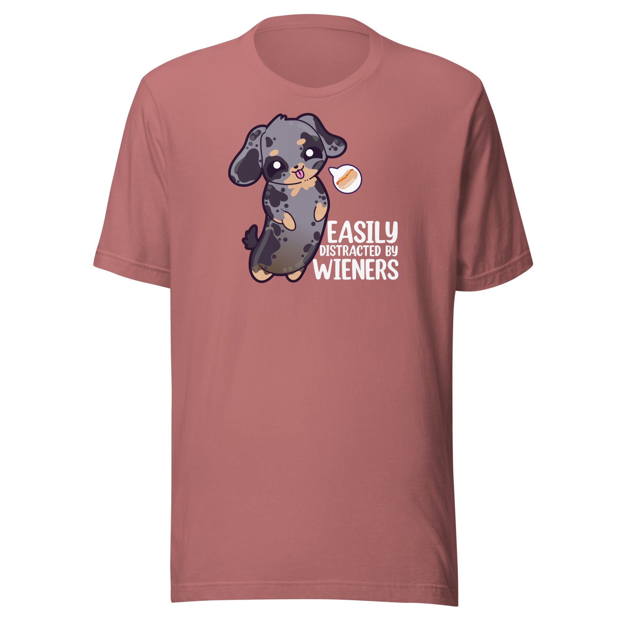 EASILY DISTRACTED BY WEINERS - Modded Tee - ChubbleGumLLC