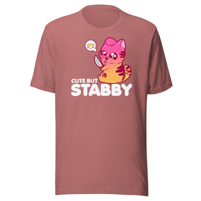 CUTE BUT STABBY - Mooded Tee - ChubbleGumLLC