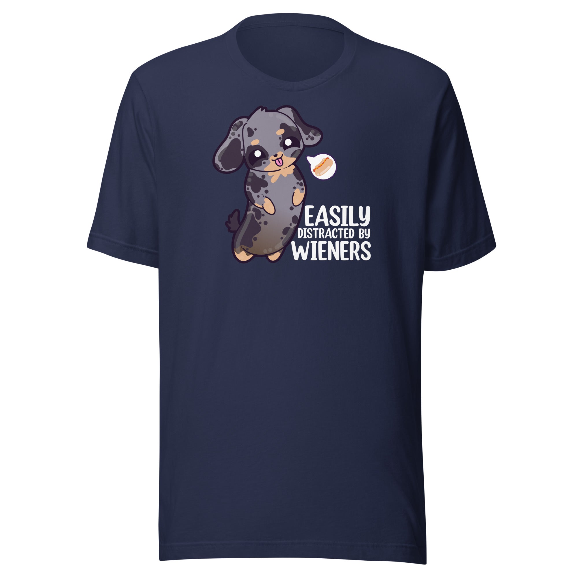 EASILY DISTRACTED BY WEINERS - Modded Tee - ChubbleGumLLC