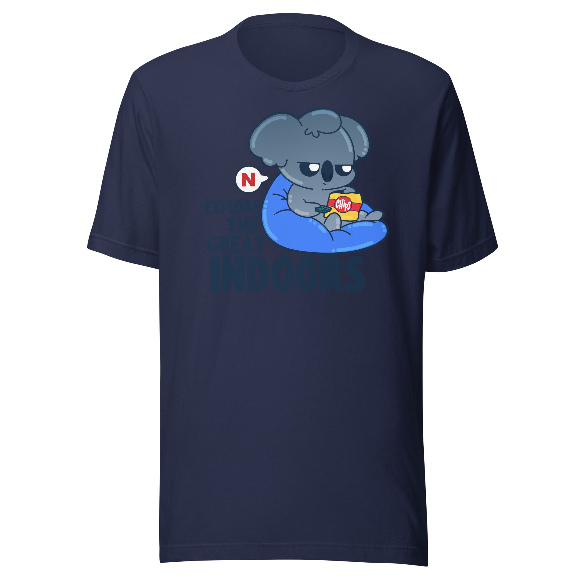 EXPLORE THE GREAT INDOORS - Tee - ChubbleGumLLC