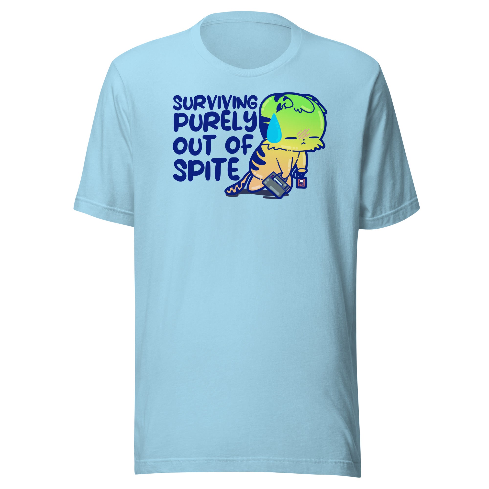 SURVIVING PURELY OUT OF SPITE - Tee - ChubbleGumLLC