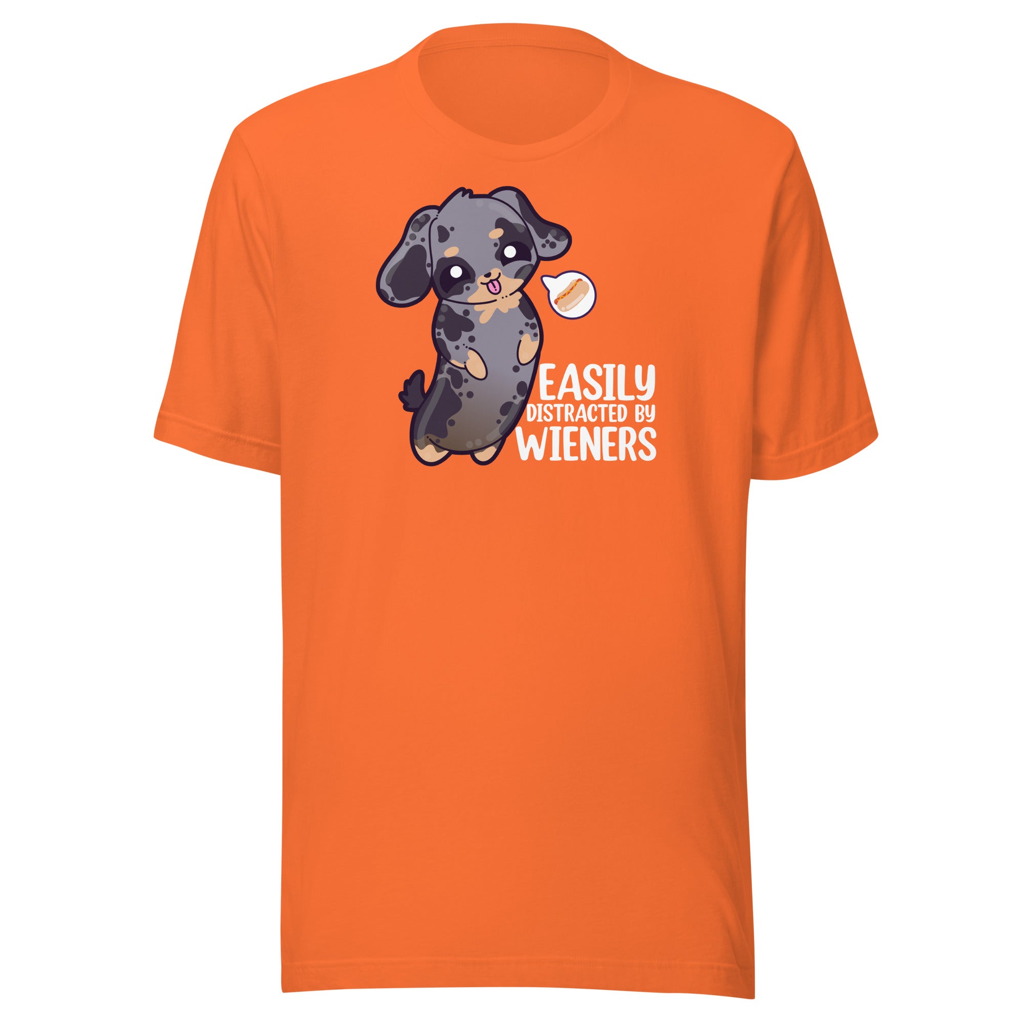 EASILY DISTRACTED BY WEINERS - Modded Tee - ChubbleGumLLC