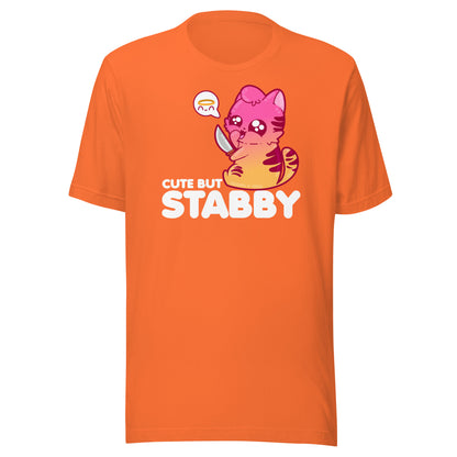 CUTE BUT STABBY - Mooded Tee - ChubbleGumLLC