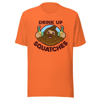 DRINK UP SQUATCHES - Tee - ChubbleGumLLC