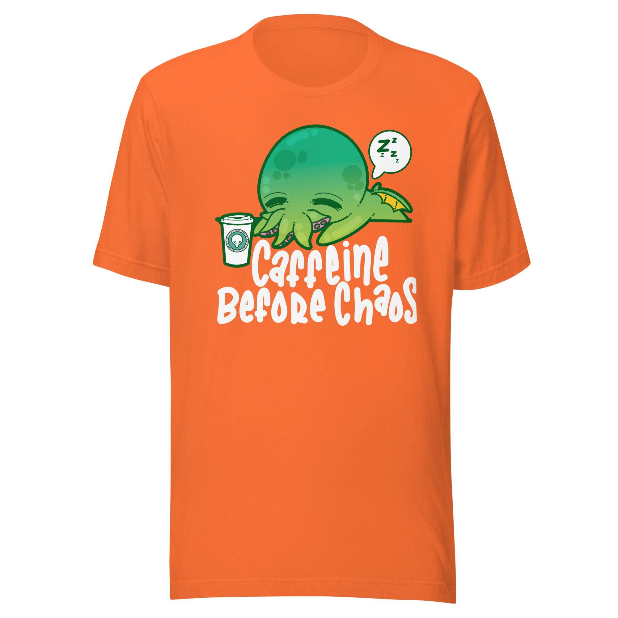 CAFFEINE BEFORE CHAOS - Modified Tee - ChubbleGumLLC