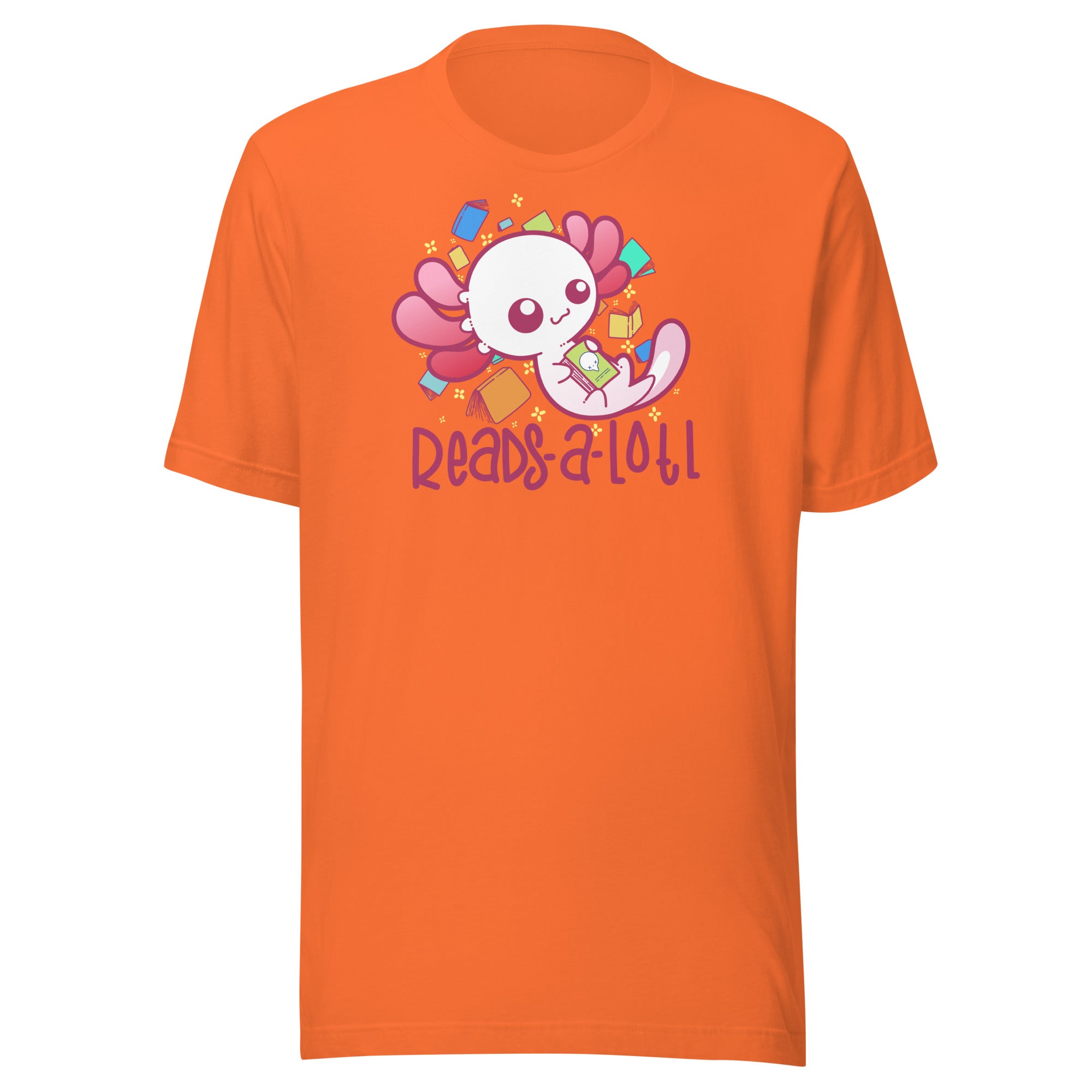 READS A LOTL - Tee - ChubbleGumLLC