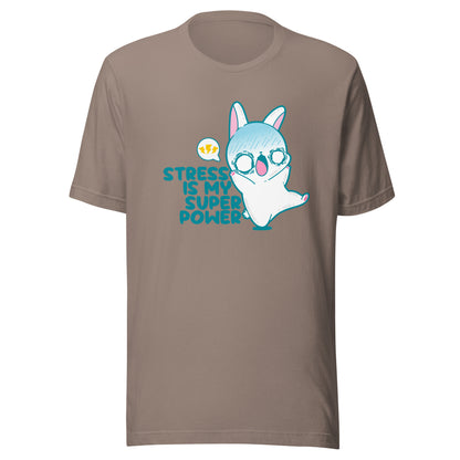 STRESS IS MY SUPERPOWER - Tee - ChubbleGumLLC