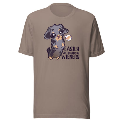 EASILY DISTRACTED BY WIENERS - Tee - ChubbleGumLLC