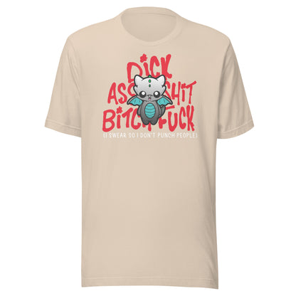 I SWEAR SO I DONT PUNCH PEOPLE - Tee - ChubbleGumLLC