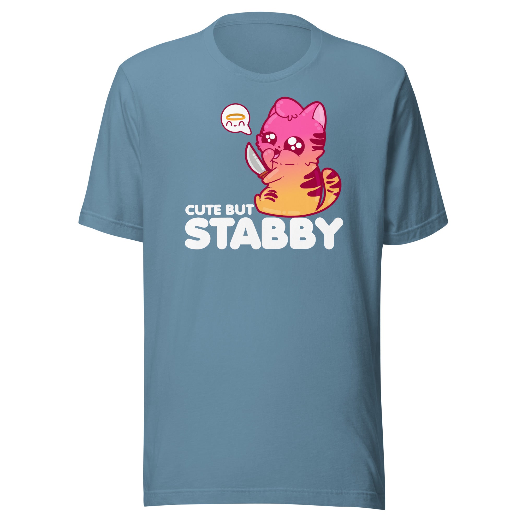 CUTE BUT STABBY - Mooded Tee - ChubbleGumLLC