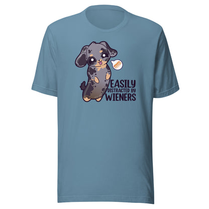 EASILY DISTRACTED BY WIENERS - Tee - ChubbleGumLLC