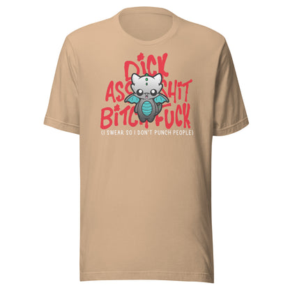 I SWEAR SO I DONT PUNCH PEOPLE - Tee - ChubbleGumLLC