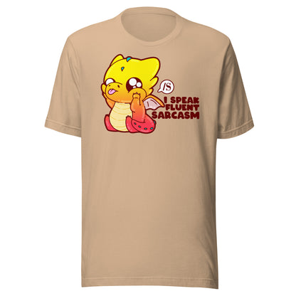 I SPEAK FLUENT SARCASM - Tee - ChubbleGumLLC