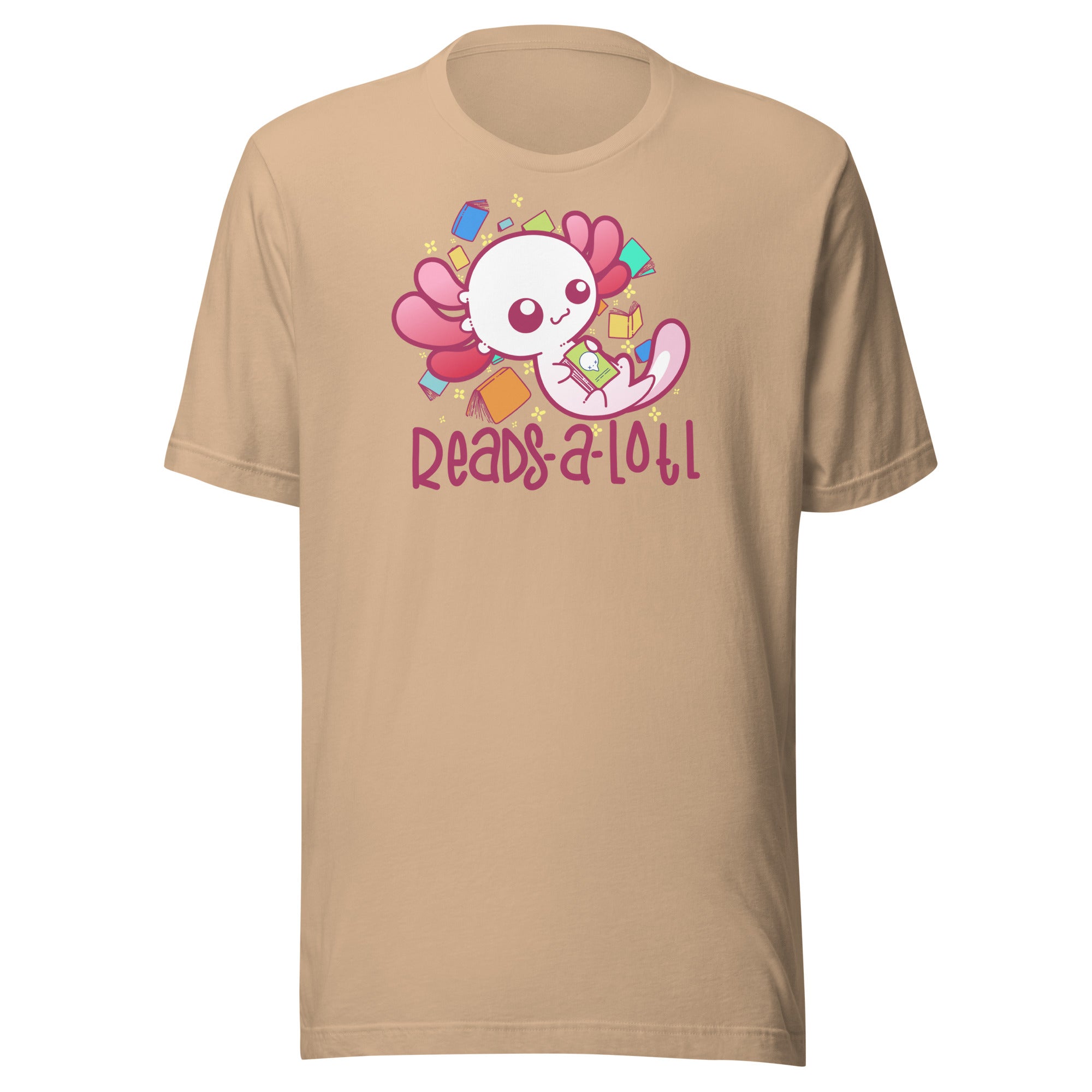 READS A LOTL - Tee - ChubbleGumLLC